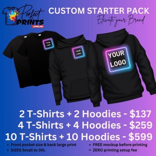 Custom Starter Pack - T Shirt & Hoodie