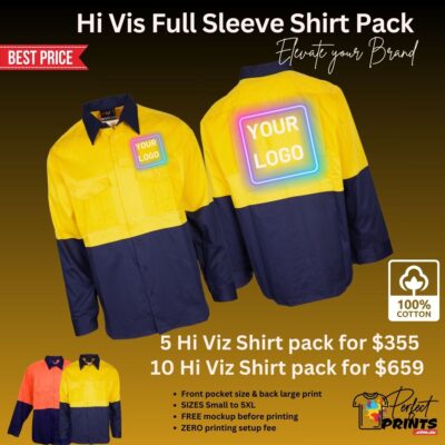 Hi Vis Cotton Long sleeve starter pack