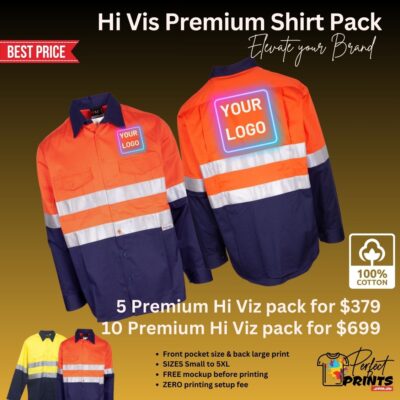 Hi Vis Cotton Premium Long sleeve starter pack