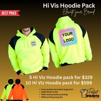 hi viz hoodie perfect prints